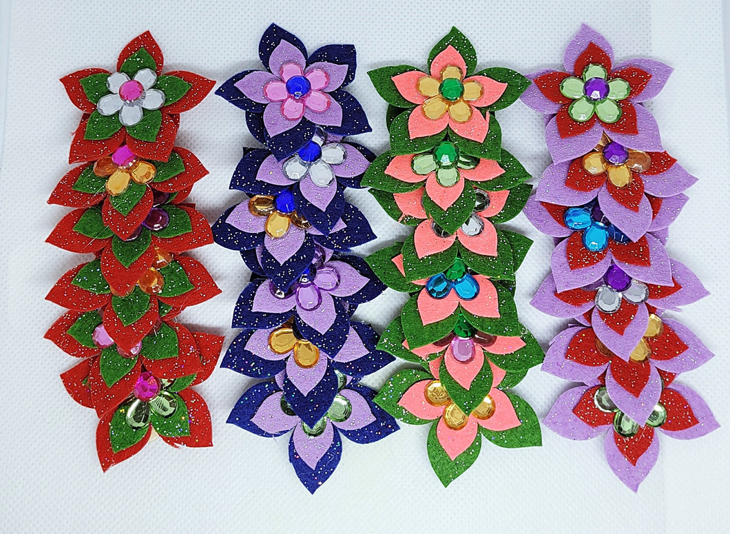 EVA Flower Dog Bows