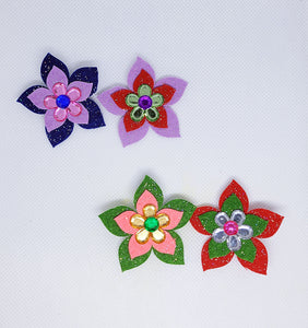 EVA Flower Dog Bows