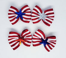 Load image into Gallery viewer, 4th of July Dog Bows