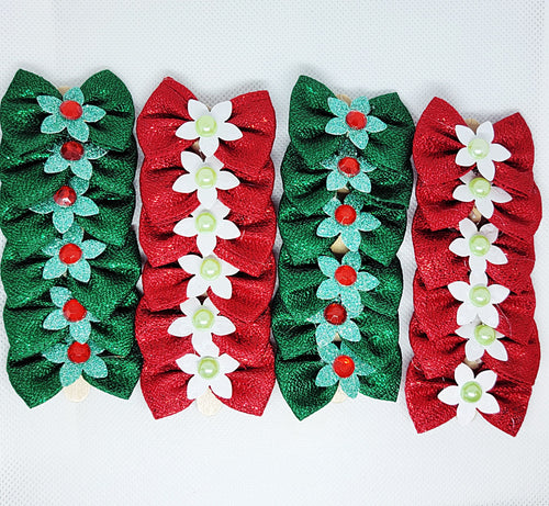 Christmas Dog Bows