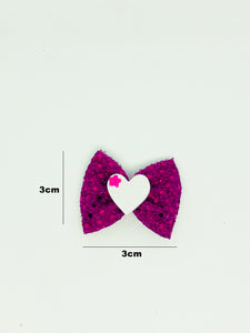 Valentine Dog Bows