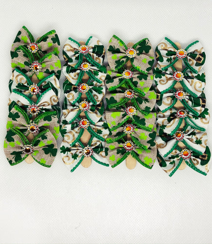 St Patrick's Dog Bows