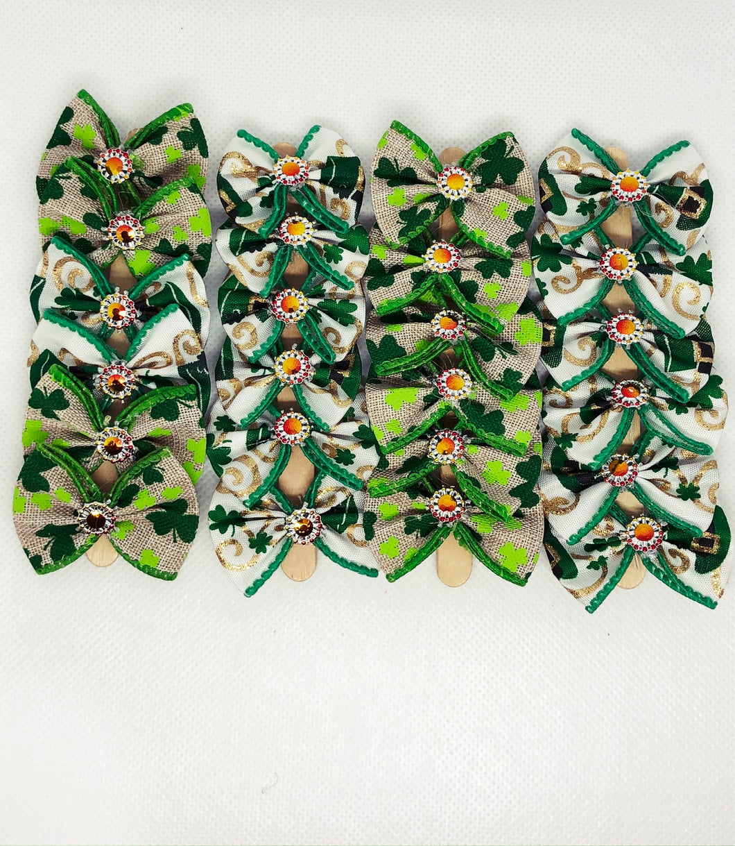 St Patrick's Dog Bows