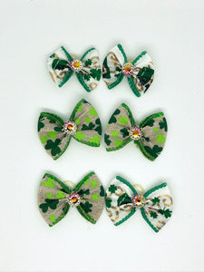 St Patrick's Dog Bows