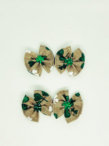 St Patrick's Dog Bows