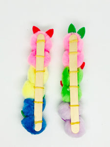 Pom Pom Easter Bunny Dog Bows