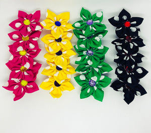 Flower Dog Bows