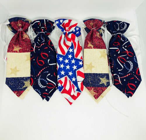 4th of July Dog Ties