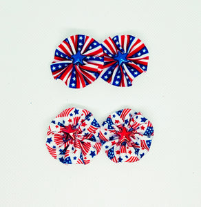 4th of July Dog Bows