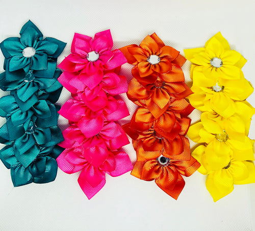 Flower Dog Bows